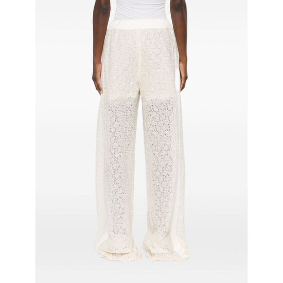 Ermanno Scervino Women Embroidered Wide-Leg Trousers